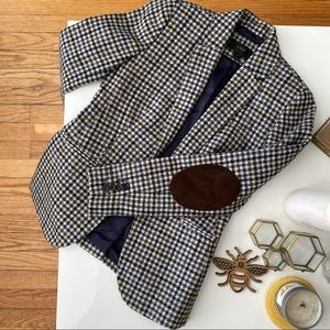 100% Wool Houndstooth Blazer from J. Crew